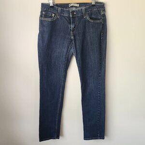 Levi’s 524 Too Superlow Jeans Women’s 13 Medium Dark Wash Stretch Denim